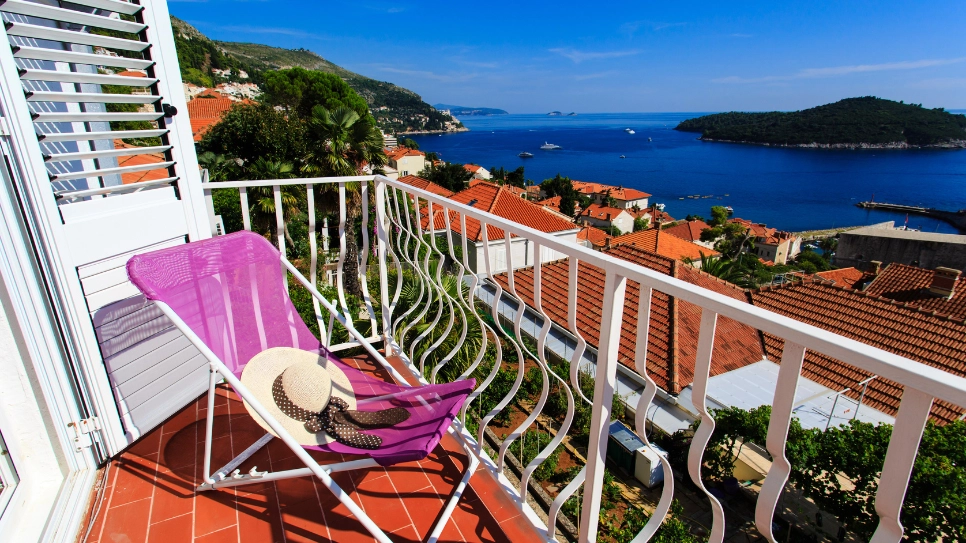 apartman u Hrvatskoj s pogledom na more